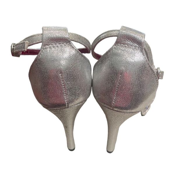 JONATHAN KAYNE Stella Women's Silver Jeweled Star Heels NEW 6.5 - Picture 5 of 6